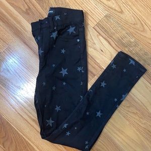 Neon Blonde Black skinny jean
